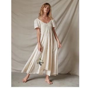 Opia Byron Bay cream dress